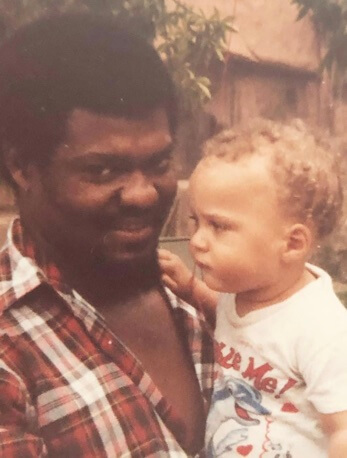 Reginald Williams with his son Jesse Williams.